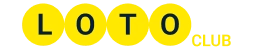 Логотип бренда LotoClub с жёлтыми буквами LOTO